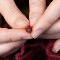 Prodotto Filo per stoppino, cordino di lana, Bordeaux, spago da 55 m, fioristica, artigianato, fai da te