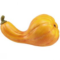 Prodotto Decorazione decorativa di zucca zucca artificiale arancione Ø13,5 cm H25 cm