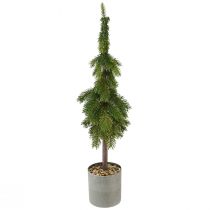 Prodotto Abete a punta in vaso albero di Natale artificiale Ø12cm H70cm