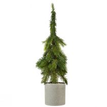 Prodotto Albero di Natale artificiale in vaso verde 55 cm