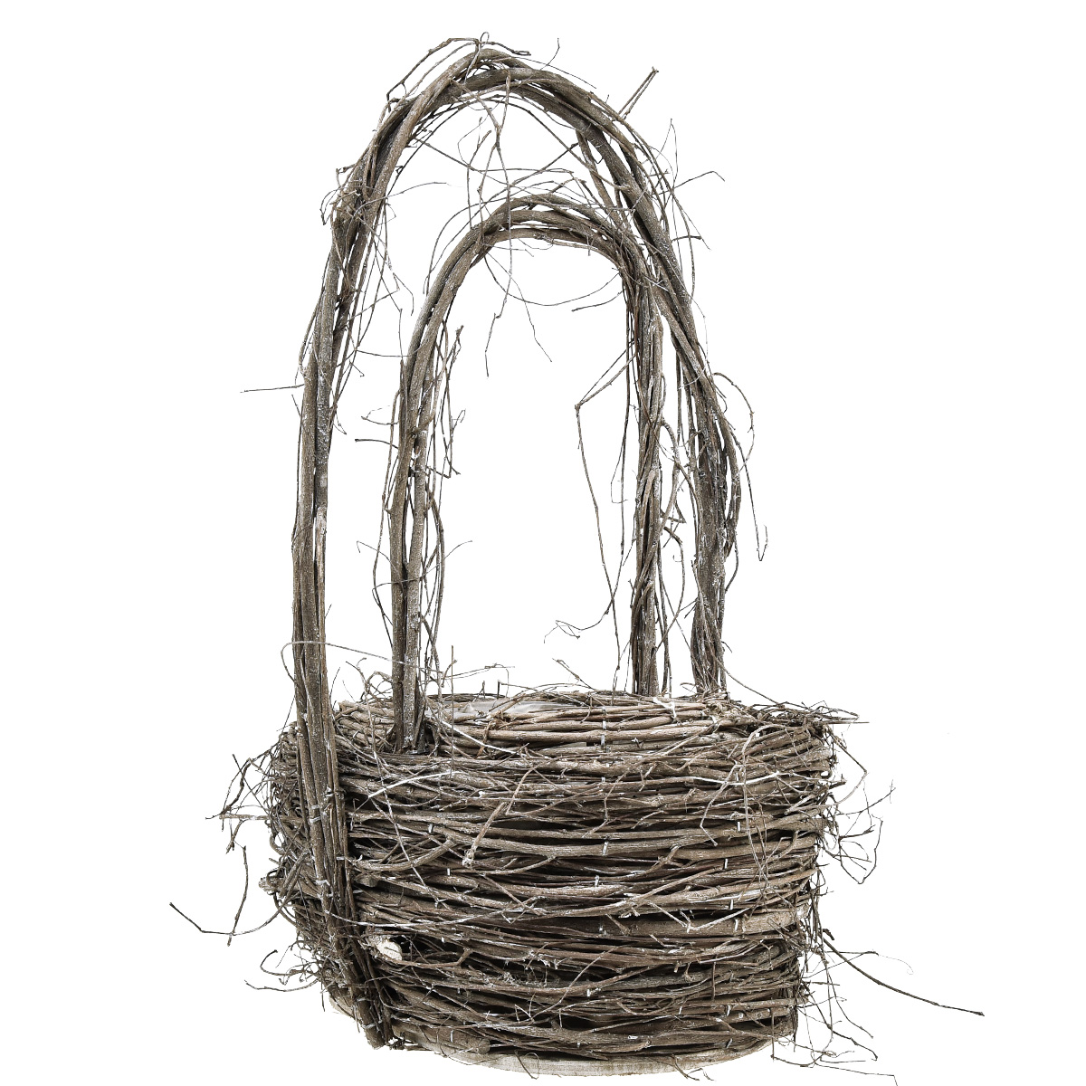 Cesto ovale in cotone per piante 21x16x9 cm - nero naturale - Tendance