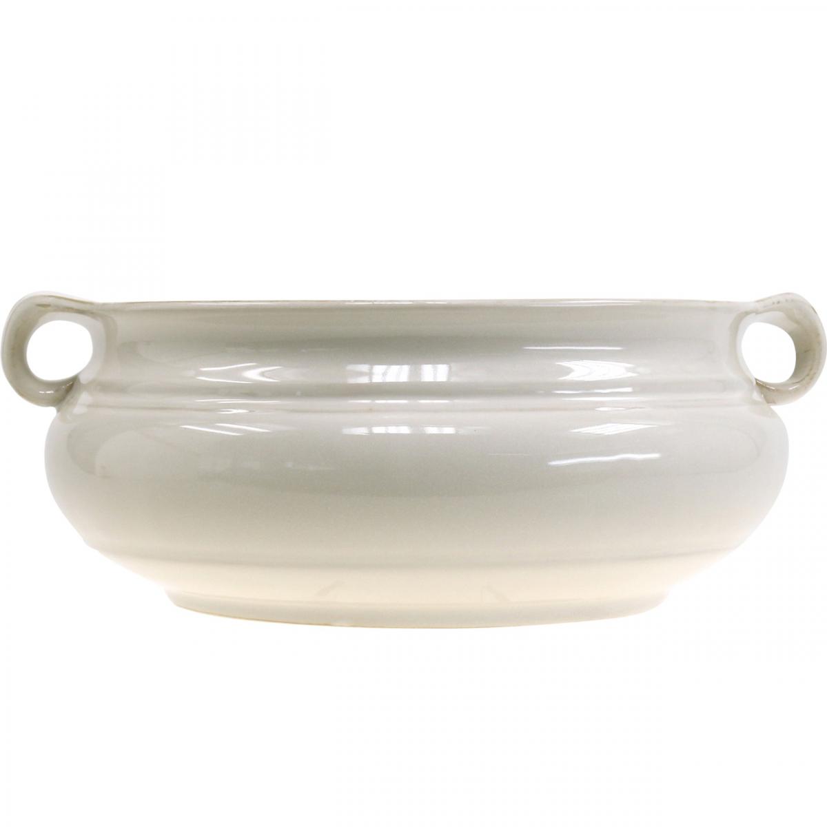 Vasca fiori zinco con manico cordoncino - 52x37 cm - decorazione Vasca fiori zinco con manico cordoncino - 52x37 cm - decorazione
