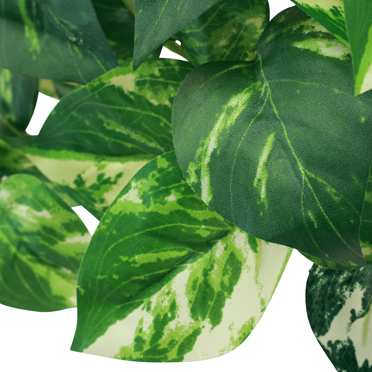 OUNONA Pianta Artificiale Di Edera Scindapsus - Rampicante Verde Lungo 95 Cm - Foglie Finte In Plastica Per Decorazione Interni/Esterni E Privacy - 2