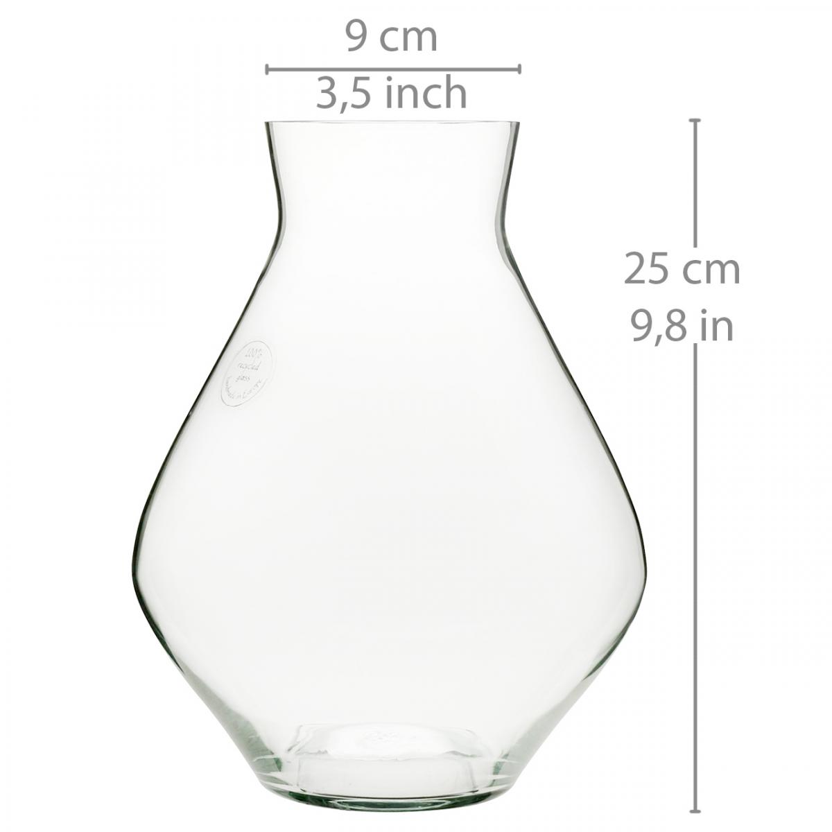 SJDWDX, vaso per piantine in vetro, supporto in legno per terrario, vaso in vetro trasparente, con supporto in legno massiccio e supporto girevole in metallo, per casa, ufficio, giardino
