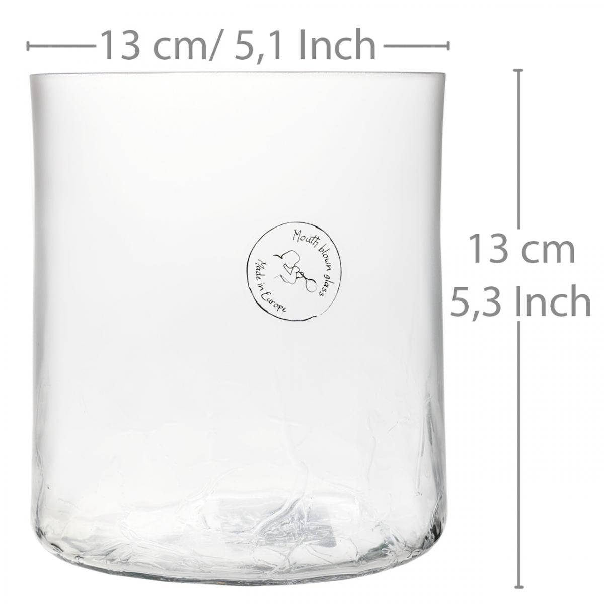 Xicaimen Vaso a Strisce 13 5 cm
