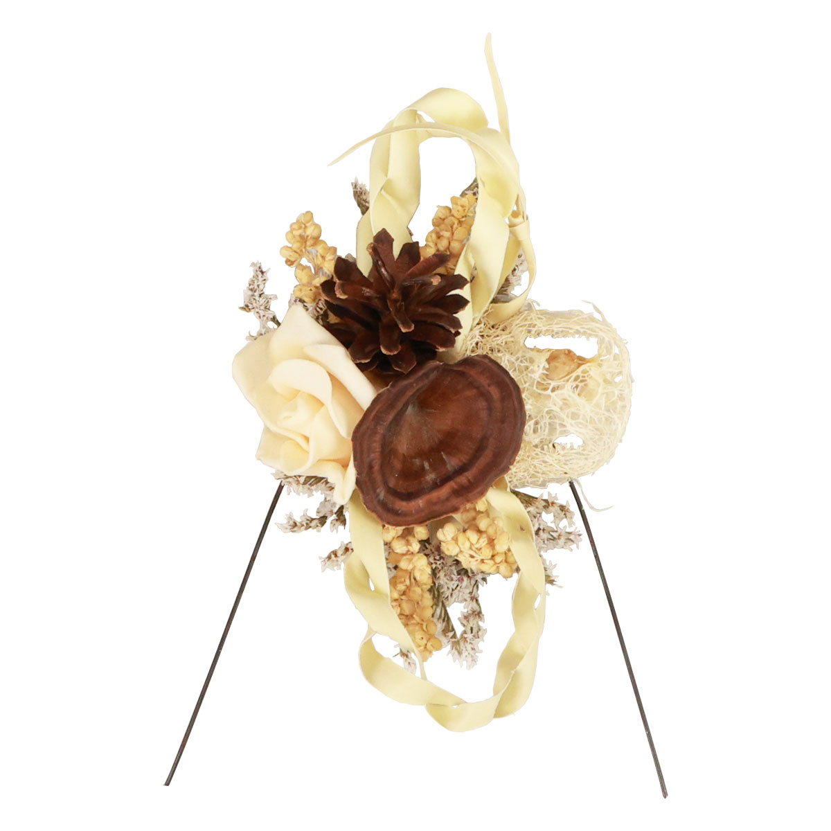 Supporto Per Fiori A Rana In Acciaio, Rotondo 6 Cm, Con Circa 190 Aghi In Rame, Per Composizioni Floreali - 3