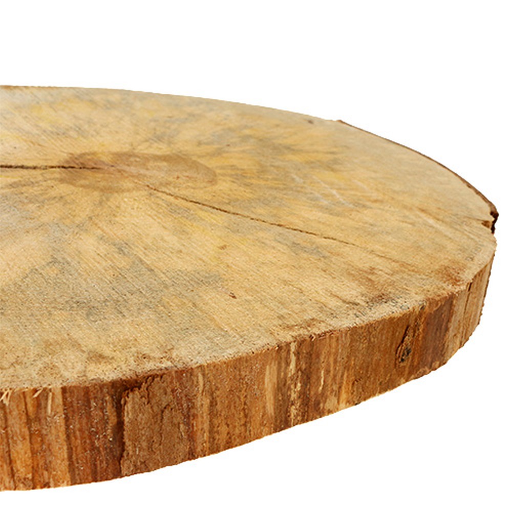 Disco in legno con 4 fori, decorazione fai da te, 3-50 cm