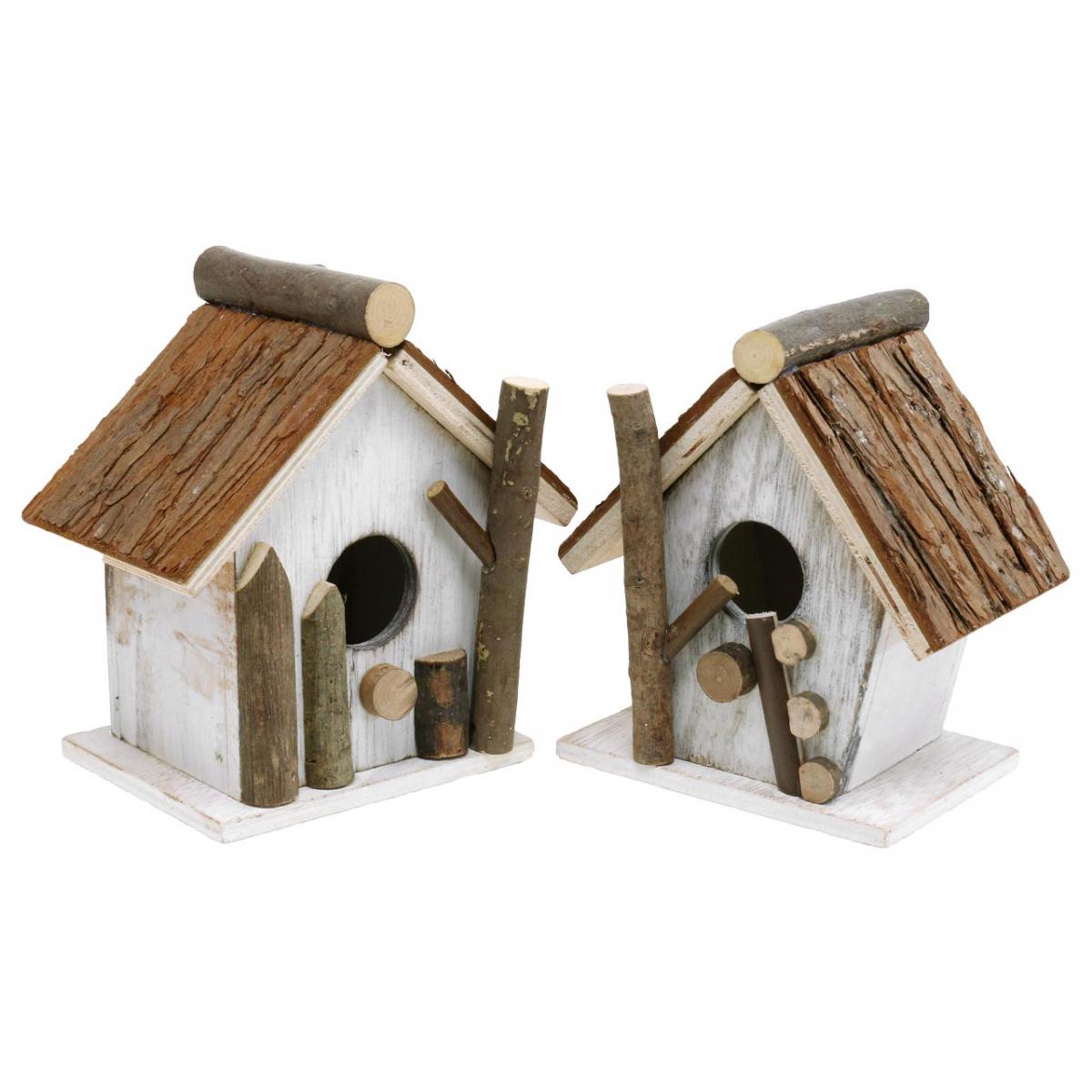 In legno Bird House scatola di nidificazione Parete Appeso Decorazioni Per Giardinaggio 