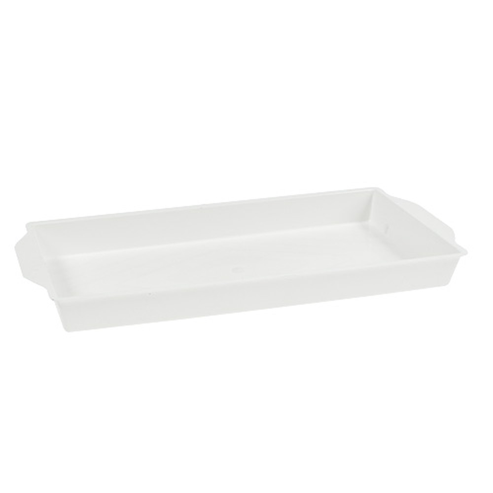 Flowerbox Oasis® Venezia Ciotola Per Composizioni Floreali, 25 Cm, Bianca Con Schiuma Oasis