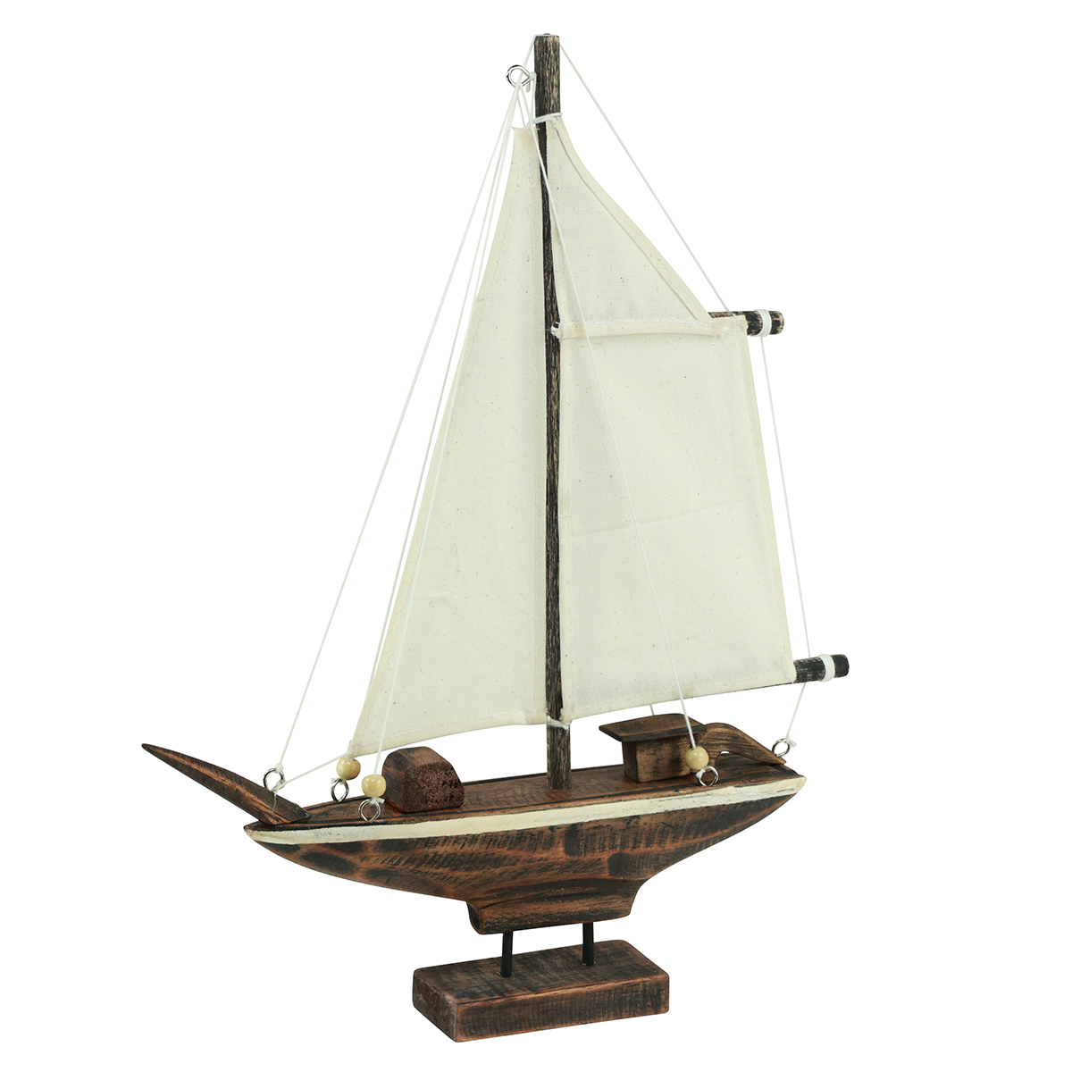 Barca Vela In Legno Per Regali Di Denaro | Decorazione Per Battesimo, Compleanno | Regalo Creativo Con 5 Fori Per Banconote