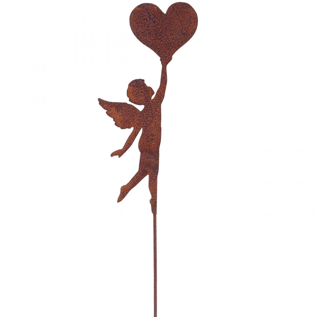 Paletti Da Giardino In Acciaio Corten - Design Rustico, 50cm - Decorazioni Esterno - Foto 2