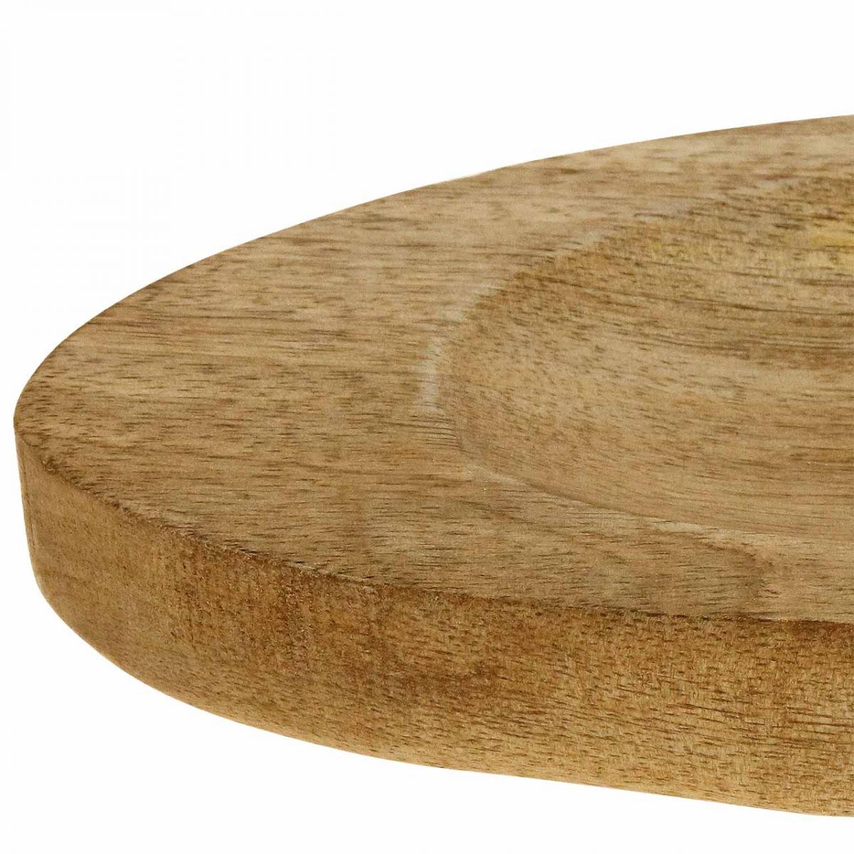 Vassoio Decorativo In Legno Di Acacia – 43,2x33 Cm, Elegante E Naturale Per Casa E Tavola