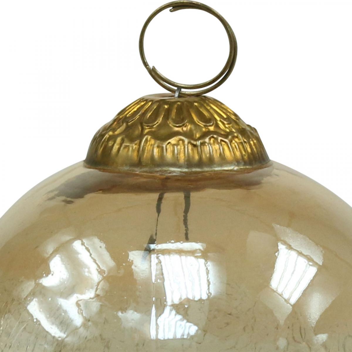 Magie Di Natale - Pallina Per Albero In Vetro 14 Cm - Eleganza E Tradizione Per Le Tue Feste