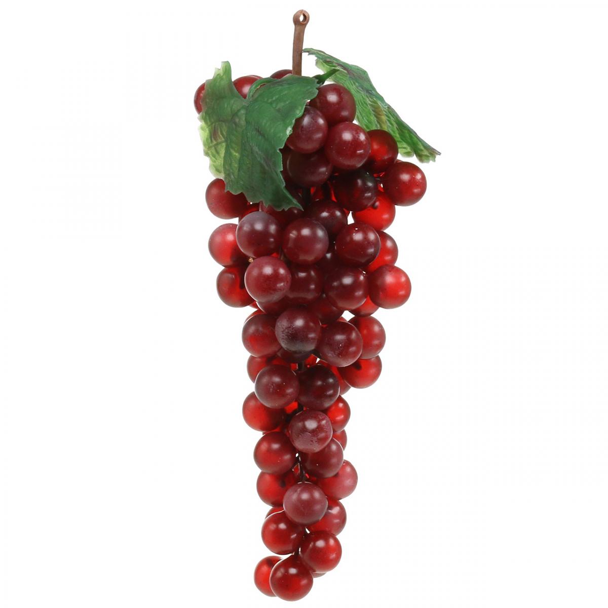Uva decorativa rossa Uva artificiale frutta decorativa  22cm-00694