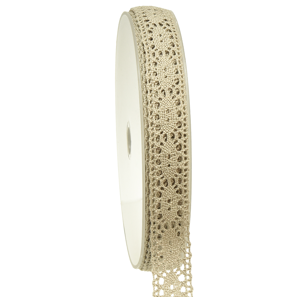 Nastro Di Pizzo Vintage In Cotone E Poliestere - 10 Metri, Larghezza 1,5 Cm, Colore Beige, Per Scrapbooking E Confezioni Regalo
