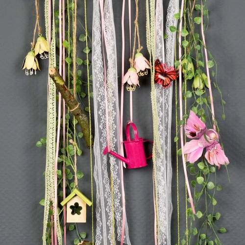 Floristik24 Mini annaffiatoi Rosa Rosa Ø4cm 12 pezzi