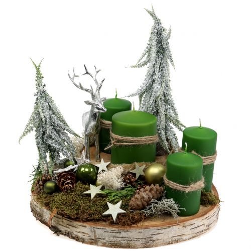 Floristik24 Figura decorativa cervo argento 16,5 cm