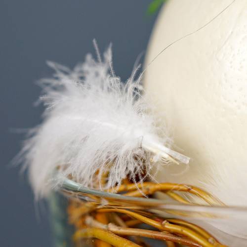 Floristik24 Molla su filo Bianco 10m