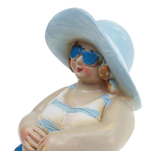 Floristik24 Maritime Deco Ladies Deco Figures Baddeko H10/9.5cm Set di 2