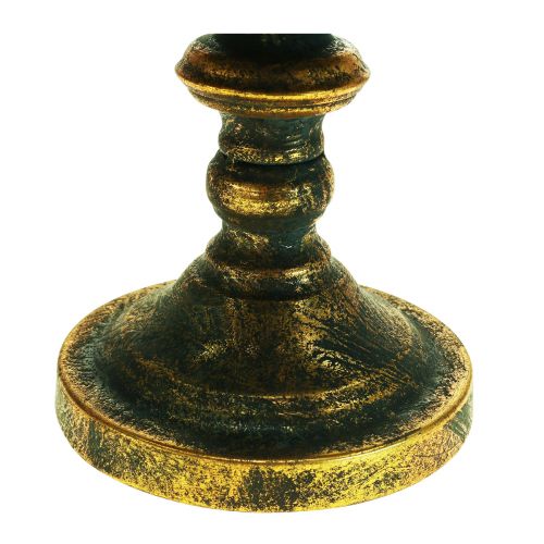 Floristik24 Ciotola decorativa ciotola antica con piede coppa oro Ø36cm H29.5cm