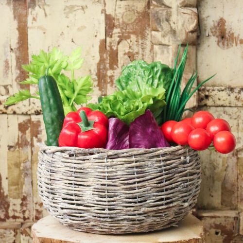 Prodotto Decorazione vegetale di gambi di sedano artificiali con tocco reale 30 cm