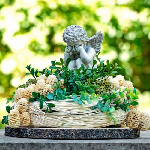Floristik24 Ghirlanda di foglie verdi Ghirlanda decorativa di piante verdi artificiali 190 cm