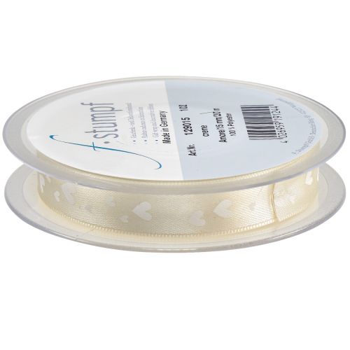 Prodotto Nastro regalo nastro nuziale color crema nastro decorativo 15 mm 20 m