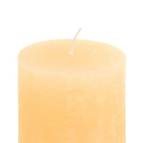 Prodotto Candele Apricot Light Candele a colonna tinta unita 60×80mm 4pz
