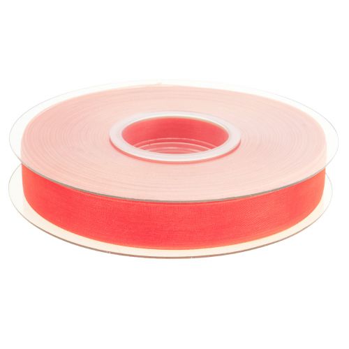 Prodotto Nastro in organza nastro regalo nastro arancione cimosa 15mm 50m