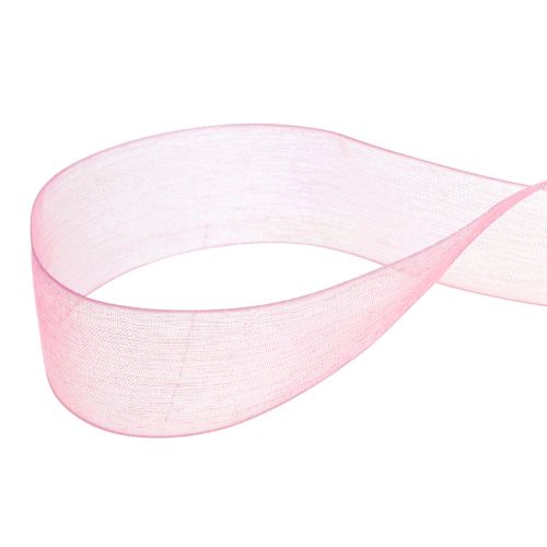 Prodotto Nastro in organza nastro regalo nastro rosa cimosa 25mm 50m