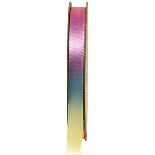 Floristik24 Nastro regalo nastro arcobaleno colorato pastello 10 mm 20 m