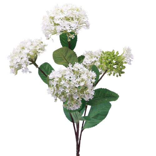 Floristik24 Fiore artificiale pianta palla di neve Virburnum bianco Ø8cm 64cm