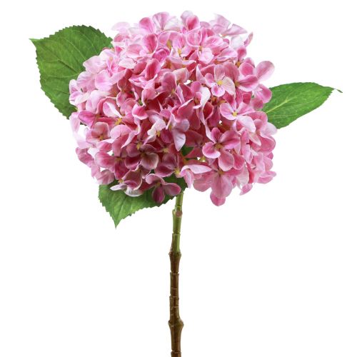 Floristik24 Ortensia artificiale rosa fiore artificiale rosa Ø15,5 cm 45 cm