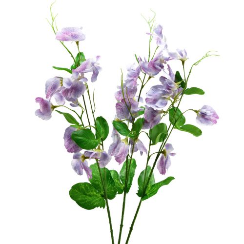 Floristik24 Fiori Artificiali Viola Veccia Vicia Fiori Da Giardino 61 Cm 3 Pezzi