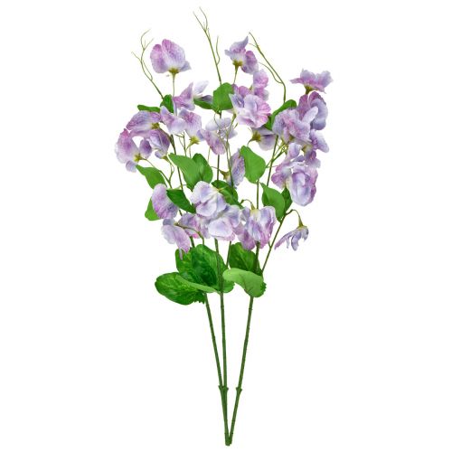 Floristik24 Fiori Artificiali Viola Veccia Vicia Fiori Da Giardino 61 Cm 3 Pezzi