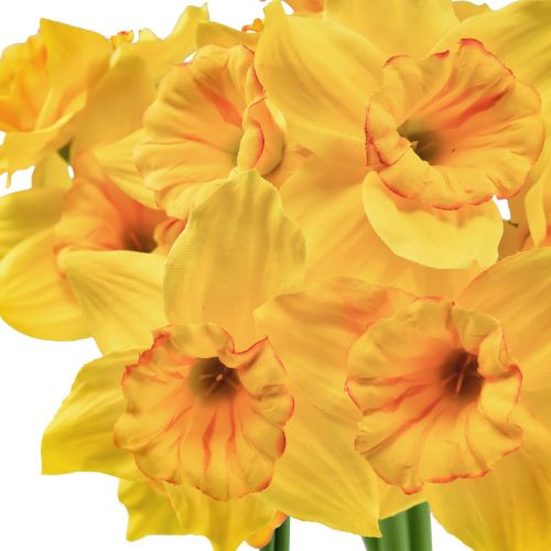 Prodotto Decorazione narcisi fiori artificiali narcisi gialli 38 cm 3 pz