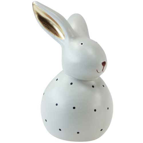 Prodotto Figure decorative coniglietto pasquale conigli con motivo a pois 17 cm 2 pezzi