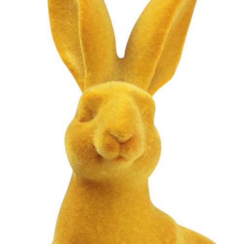 Prodotto Coniglietto pasquale figura decorativa di coniglio al curry Coppia di coniglietti pasquali 16 cm 2 pz