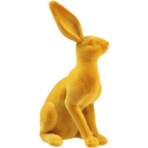 Prodotto Coniglietto pasquale figura decorativa di coniglio al curry Coppia di coniglietti pasquali 16 cm 2 pz