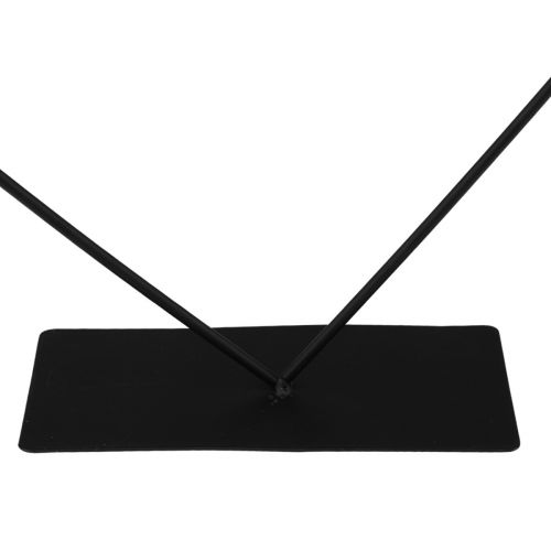 Floristik24 Anello decorativo ad anello in metallo con cuore per stare in piedi L29,5 cm