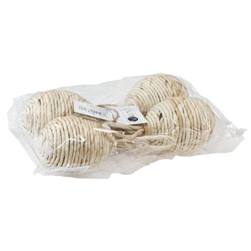 Prodotto Uova di Pasqua decorative da appendere con orecchie di coniglio 13,5 cm 4 pz