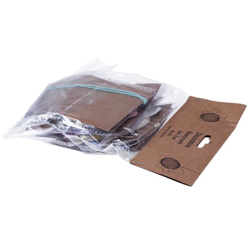 Prodotto Coniglietti pasquali a nido d&#39;ape da appendere seduti 9,5×5,5×8 cm 5pz