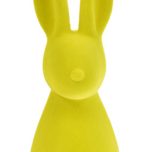 Prodotto Decorazione coniglietto pasquale giallo-verde – 2a scelta – in piedi floccato 15×15,5×47cm