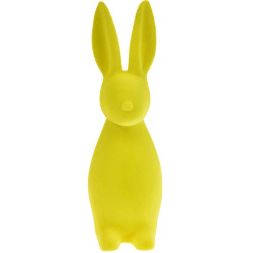 Prodotto Decorazione coniglietto pasquale giallo-verde – 2a scelta – in piedi floccato 15×15,5×47cm