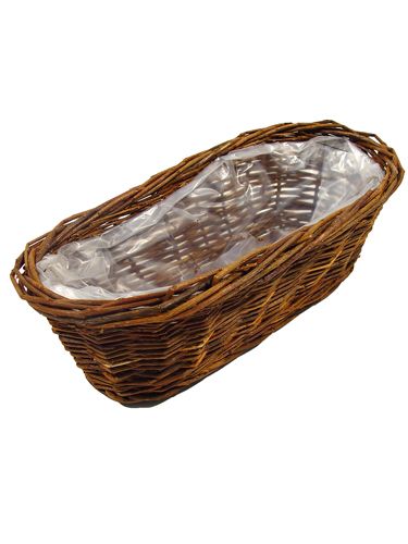 Cestino per il pane ovale ca. 30 cm senza buccia