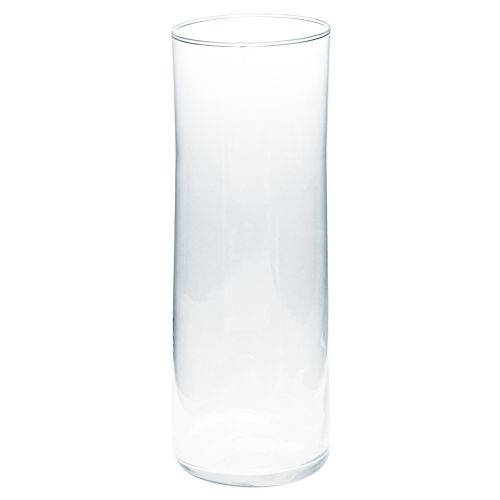 Vaso alto in vetro vaso conico per fiori in vetro 30cm Ø10.5cm