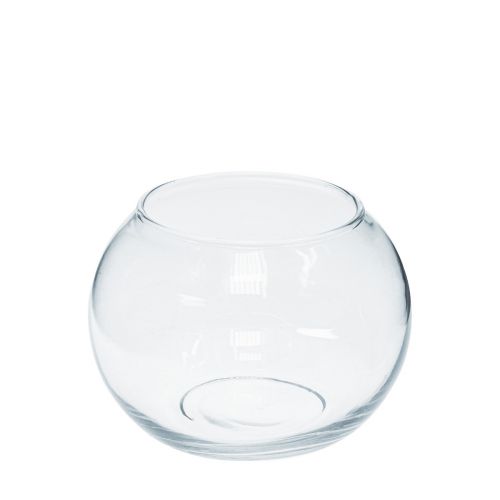 Floristik24 Vaso Palla Vetro Mini Vaso Decorazione Vetro Rotondo H8cm Ø7cm