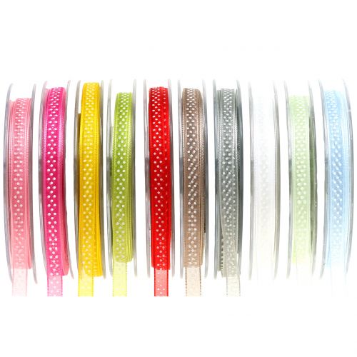 Nastro decorativo con pois 7mm L20m