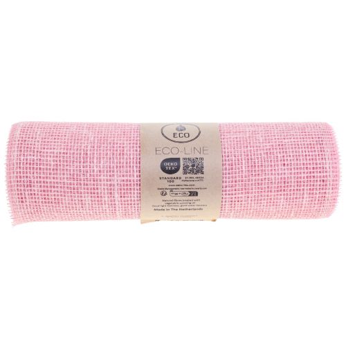 Prodotto Runner da tavolo nastro di iuta nastro di iuta nastro da tavolo rosa chiaro 30 cm 5 m
