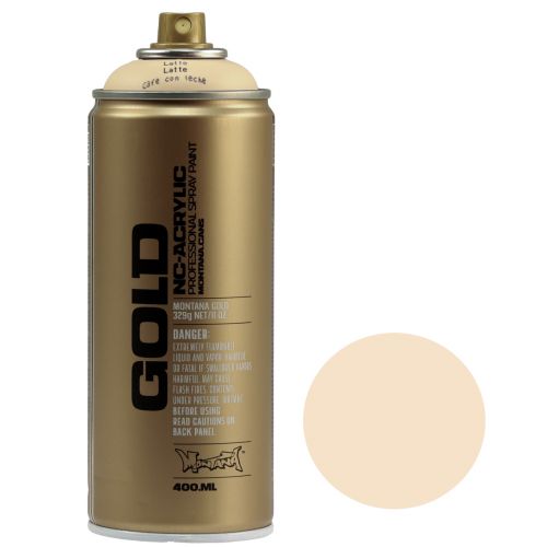 Floristik24 Vernice Spray Spray Beige Montana Gold Latte Opaco 400ml